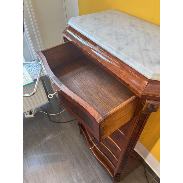 Late Biedermeier Chest of Drawers, 1860s For Sale - Image 3 of 7