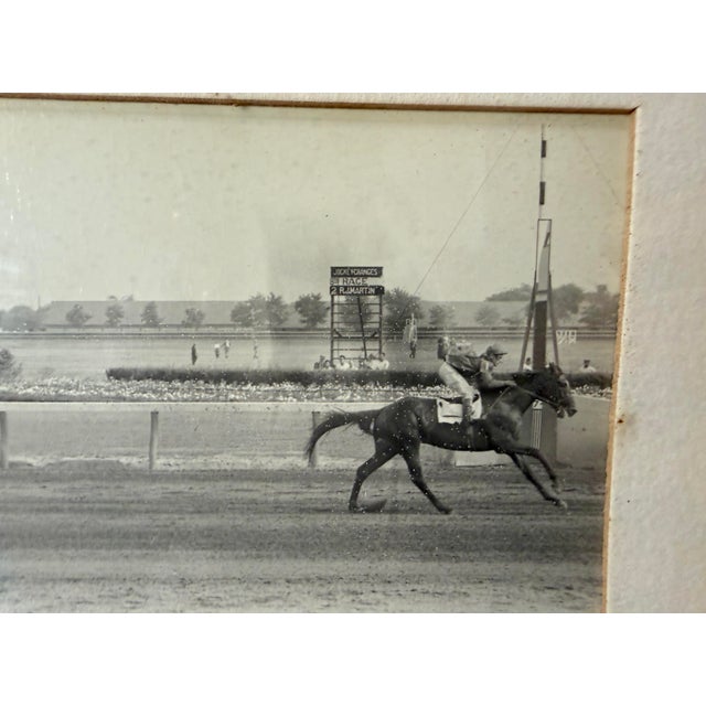 Vintage 49 Original Bert Morgan Follansbee Empire Horse Racing Jockey Photograph For Sale - Image 4 of 11