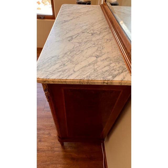 Late 19th Century French Louis XVI Style Ormolu (Gilded Bronze Mounts) Server/ Sideboard For Sale - Image 13 of 18