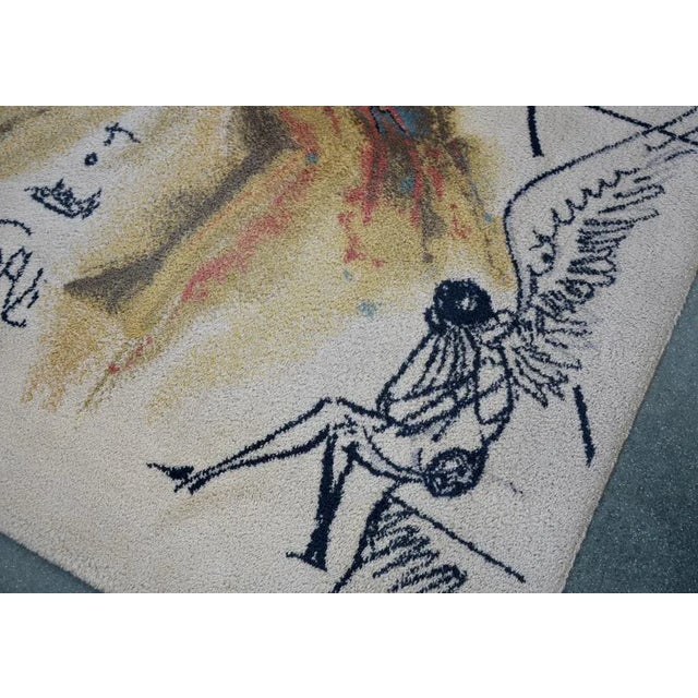 Le Grand Pavon Wool Carpet after Salvador Dali For Sale - Image 3 of 13