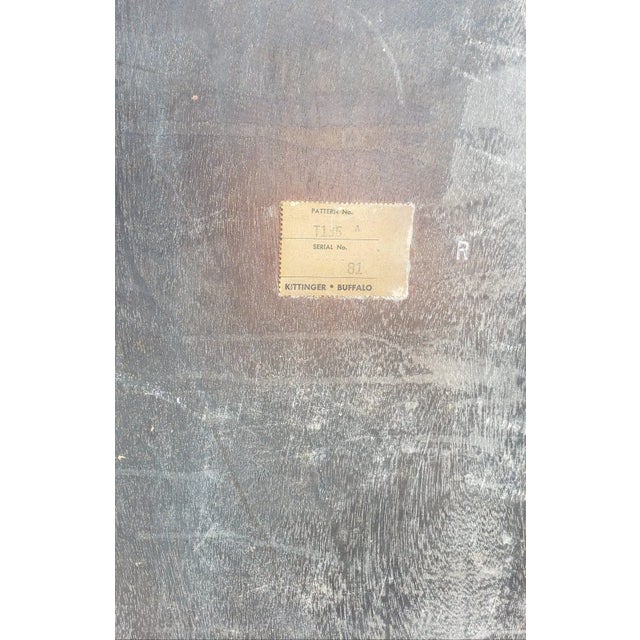 1950s Kittinger Buffalo Mahogany Rectangular Side Table For Sale In Washington DC - Image 6 of 8