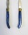 Metal French Fish Poisson Fork and Knife Cutlery Service - Set of 2 For Sale - Image 7 of 10