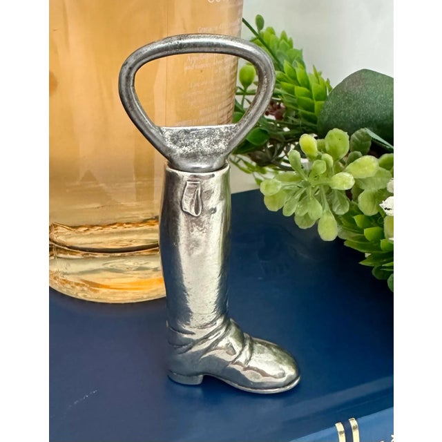 Early 20th Century Early 20th Century Sterling Silver Cork Screw Equestrian Silver Cork Screw Bottle Opener For Sale - Image 5 of 8