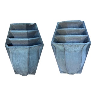 Pair of Vintage Art Deco Style Wall Sconces For Sale