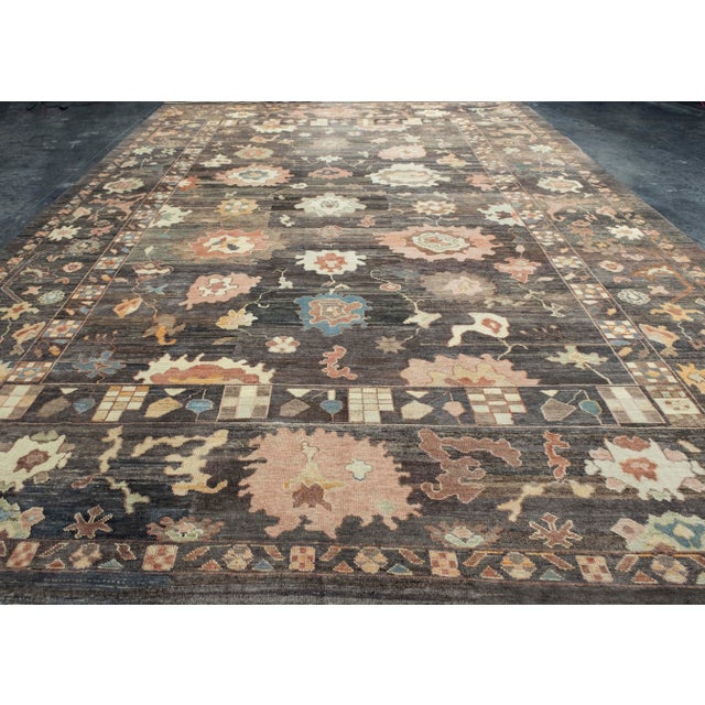 Turkish Oushak Old Wool Rug 12'3" x 18' #18072 Explore a curated collection of hallway runners, wool rugs, and handmade...