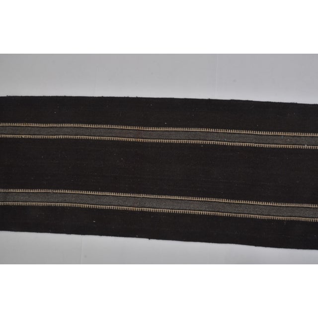 Textile Vintage Anatolian Stripe Kilim Runner For Sale - Image 7 of 9