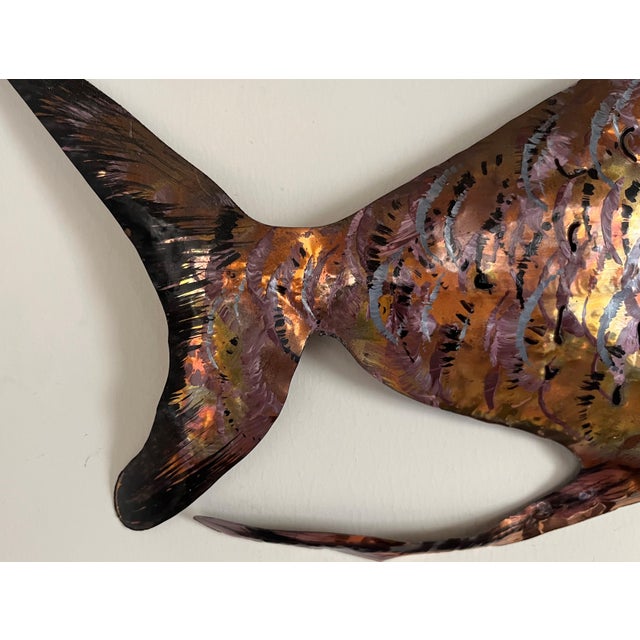 1990s Copper Fish Wall Art | Chairish
