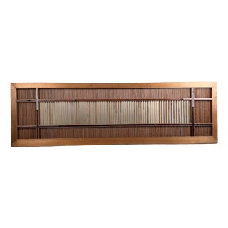 Japanese Ranma Panel with Bamboo and Reed Work, 1940s For Sale