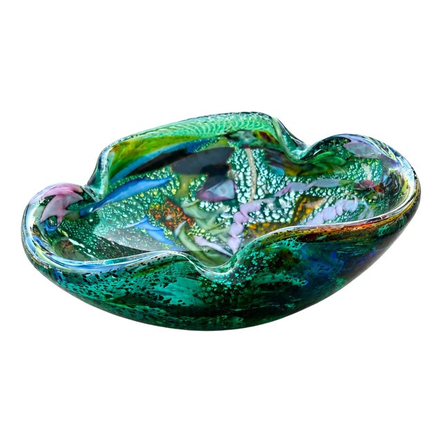 Tutti Frutti Decorative Bowl in Murano Glass, 1950s For Sale