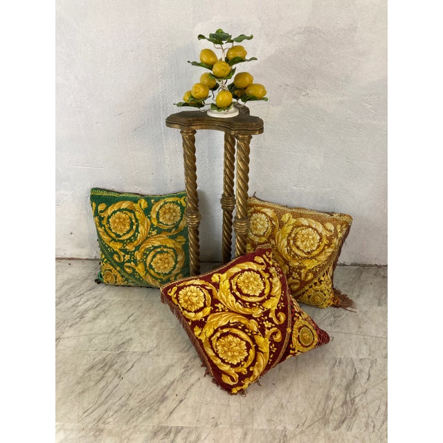 Gold Vintage Italian Venetian Gold Pedestal For Sale - Image 8 of 10