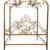 This Queen Size Wrought Iron Canopy Bed in the Style of Phyllis Morris showcases an ornate silhouette defined by dramatic...