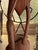 Vintage Ghanaian Hand-Carved Wood Abstract Seated Figure Sculpture For Sale In Seattle - Image 6 of 10