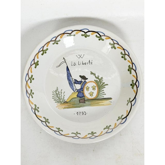 Vintage Plates with Various Illustrations, 1950, Set of 4 For Sale - Image 14 of 16