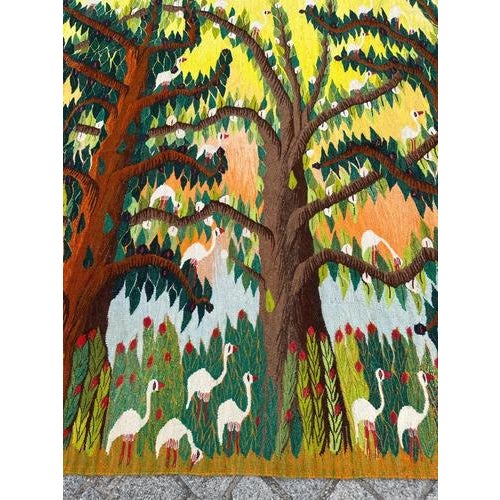 Vintage Egyptian Tapestry, 1950s For Sale - Image 14 of 18