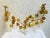 1960s Mid-Century Italian Gold Gilt Grapes and Leaves Wall Sconce For Sale - Image 9 of 9