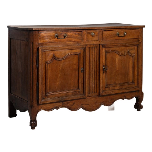 19th Century France Louis XV Brown Wood Storage Cabinets & Cupboards For Sale
