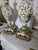 1930s A Pair of Capodimonte 1930's Table Lamps With Brass Base and Double Bulbs For Sale - Image 5 of 7