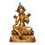 Vintage Gilt Bronze Green Tara Statue Buddhist Deity Sculpture 8.3" For Sale