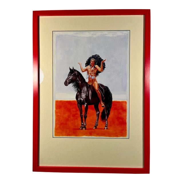 2023 Kent Monkman 'The Great Mystery' Open Edition Framed Print, Museum Glass For Sale