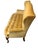 Mid-Century Modern Century George II Maple & Gold Settee on Four Carved Cabriole Legs For Sale - Image 3 of 5