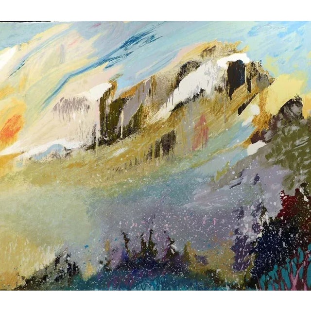 1990s Earl Biss "Spring of the Rainbow Warriors" Serigraph on Paper Hand Signed For Sale - Image 5 of 9