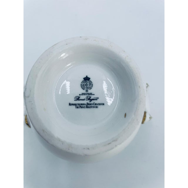 Black Prince Regent Sugar Bowl in Porcelain from Royal Worcester, 1994 For Sale - Image 8 of 10