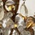 English 1970s Crystal and Tole Metal Gold 2 Arm Candlestick Wall Sconce - Italy For Sale - Image 3 of 7