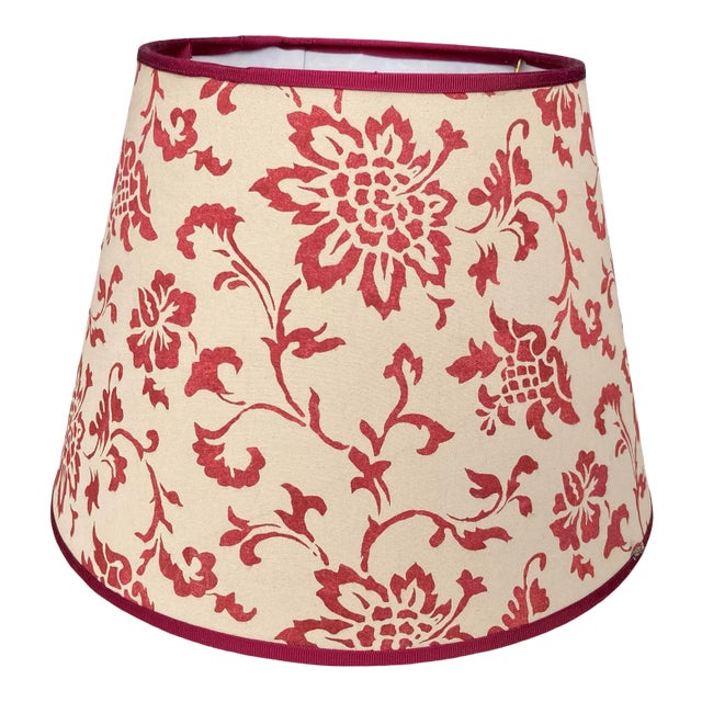 Brunschwig & Fils Floral Print Fabric Lampshade For Sale