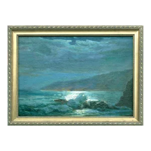 Late 19th Century Maine Seascape by Constantin Aleksandrovich Westchiloff