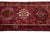 Vintage Red Heriz Handmade Wool Runner Rug in Red With Allover Design For Sale - Image 4 of 8
