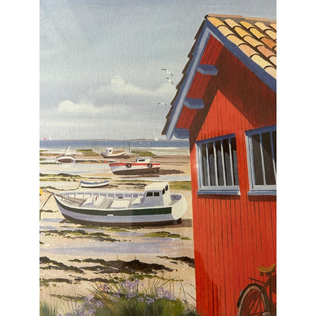 H. Deuil, Coastal Scenes, 2000s, Lithographs, Set of 2 For Sale - Image 6 of 15