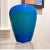 Exceptional vase, Isis model, created by Anja Kjaer for Holmegaard Royal Copenhagen, baluster shape with open neck, opaque...