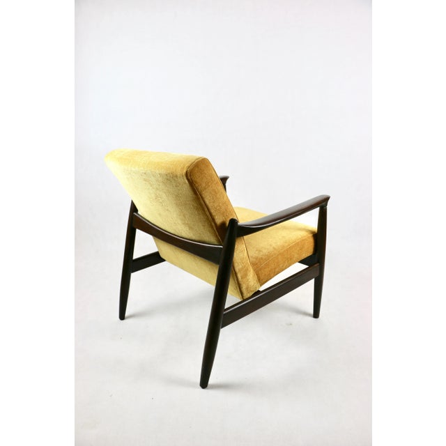 Yellow GFM-64 Armchair attributed to Edmund Homa, 1970s For Sale - Image 6 of 11