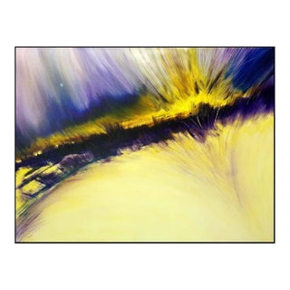 2000s Dave Iles "Aspen Blast" Original Oil Painting on Stretched Canvas Hand Signed For Sale