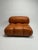 Modern Camaleonda Lounge Chairs in Cognac Leather by Mario Bellini for B&b Italia, 1973 For Sale - Image 3 of 14