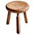 Oak Stool with Three Carved Legs, France, 1960s For Sale - Image 10 of 10
