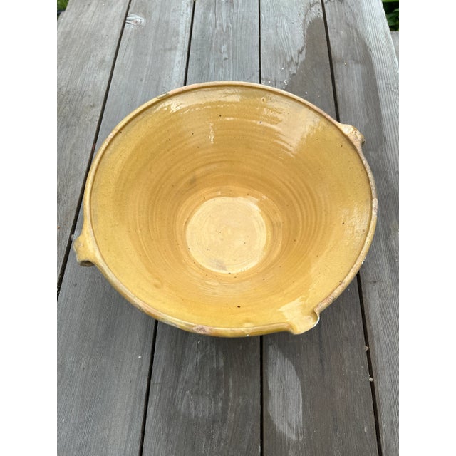 French Country Late 19th Century Antique French Terracotta Tian Bowl For Sale - Image 3 of 9