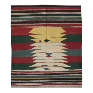 Antique Kilim Rug 3'10'' x 4'7''