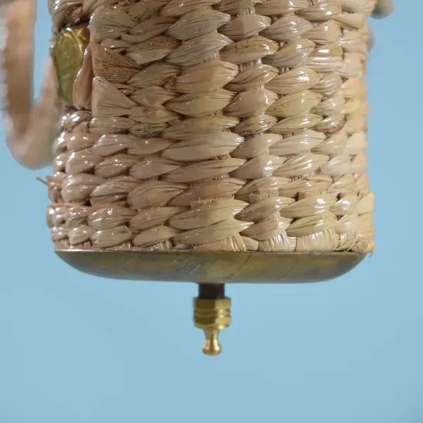 Wood Mario Lopez Torres Single Monkey Chandelier For Sale - Image 7 of 9