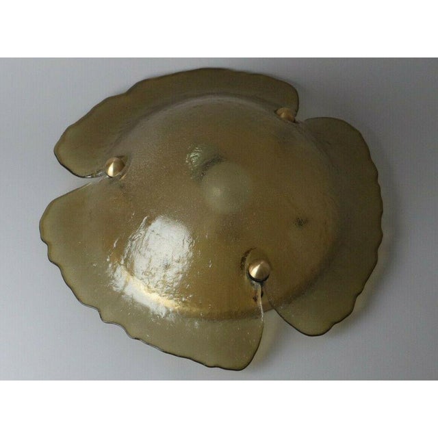 Brown Vintage Ceiling Lamp in Murano Glass from Peill and Putzler For Sale - Image 8 of 8
