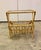 Swedish Designer, Side Table, Bamboo, Rattan, Glass, Sweden, 1950s For Sale - Image 4 of 11