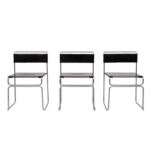 Libellula Stackable Dining Chairs by Giovanni Carini for Planula, 1970s, Set of 3 For Sale - Image 6 of 13