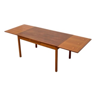 Mid 20th Century Danish Modern Teak Dining Table For Sale