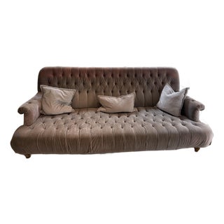 Restoration Hardware Sofa 1860 Napoleonic Tufted For Sale