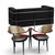 Mid-Century Modern Premium MCM Sophisticated Reproduction of the Lc2 Petit Modele Two-Seat Loveseat. For Sale - Image 3 of 12