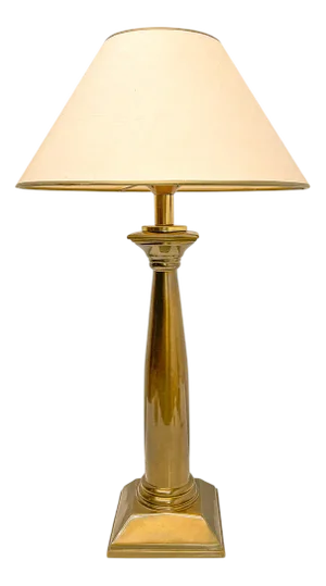 Heavy Brass Table Lamp by Kullmann, 1970