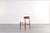 Beige Mid-Century Danish Teak Dining Chairs by Ejner Larsen and Aksel Bender Madsen, 1960s, Set of 4 For Sale - Image 8 of 13
