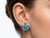 Not Yet Made - Made To Order Blue Topaz Flower Stud Earrings, December Birthstone Statement Studs - A Pair For Sale - Image 5 of 5