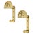 SE 314 Postmodern Brass Wall Hooks Coat Hangers by Ettore Sottsass, Italy, 1985 For Sale - Image 9 of 9