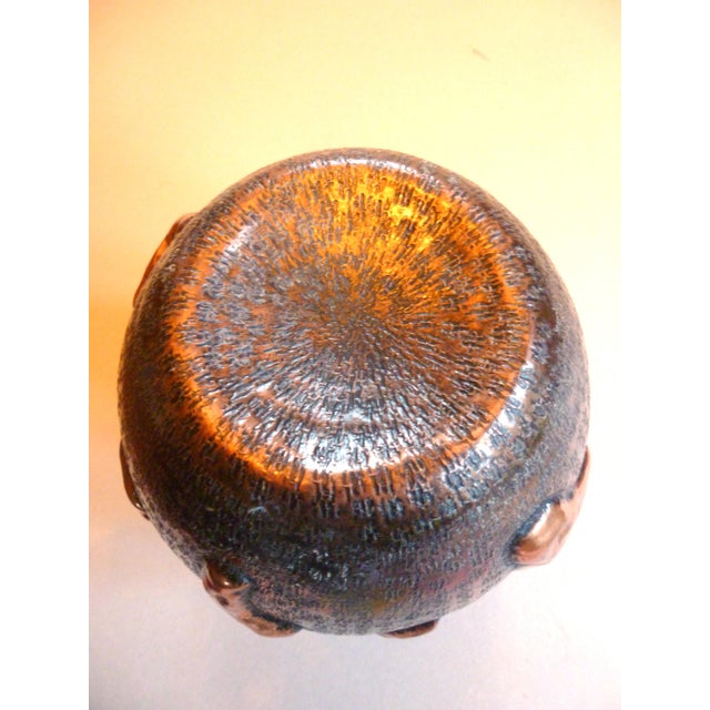 1930s Brassware Vase by Goardère, 1930s-1940s For Sale - Image 5 of 7